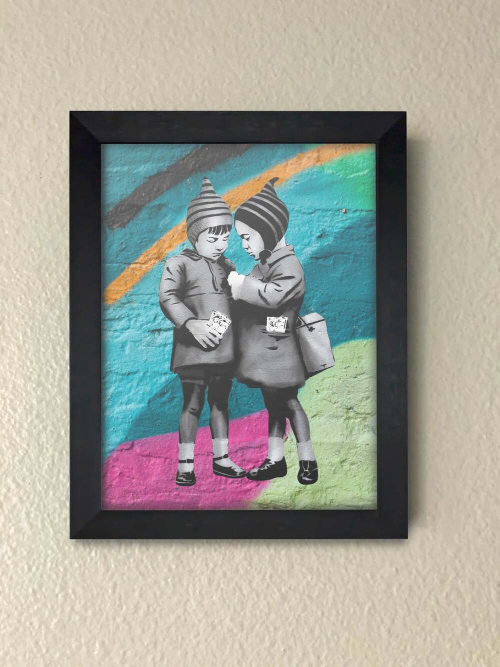 Kids Street Art Framed Wall Art